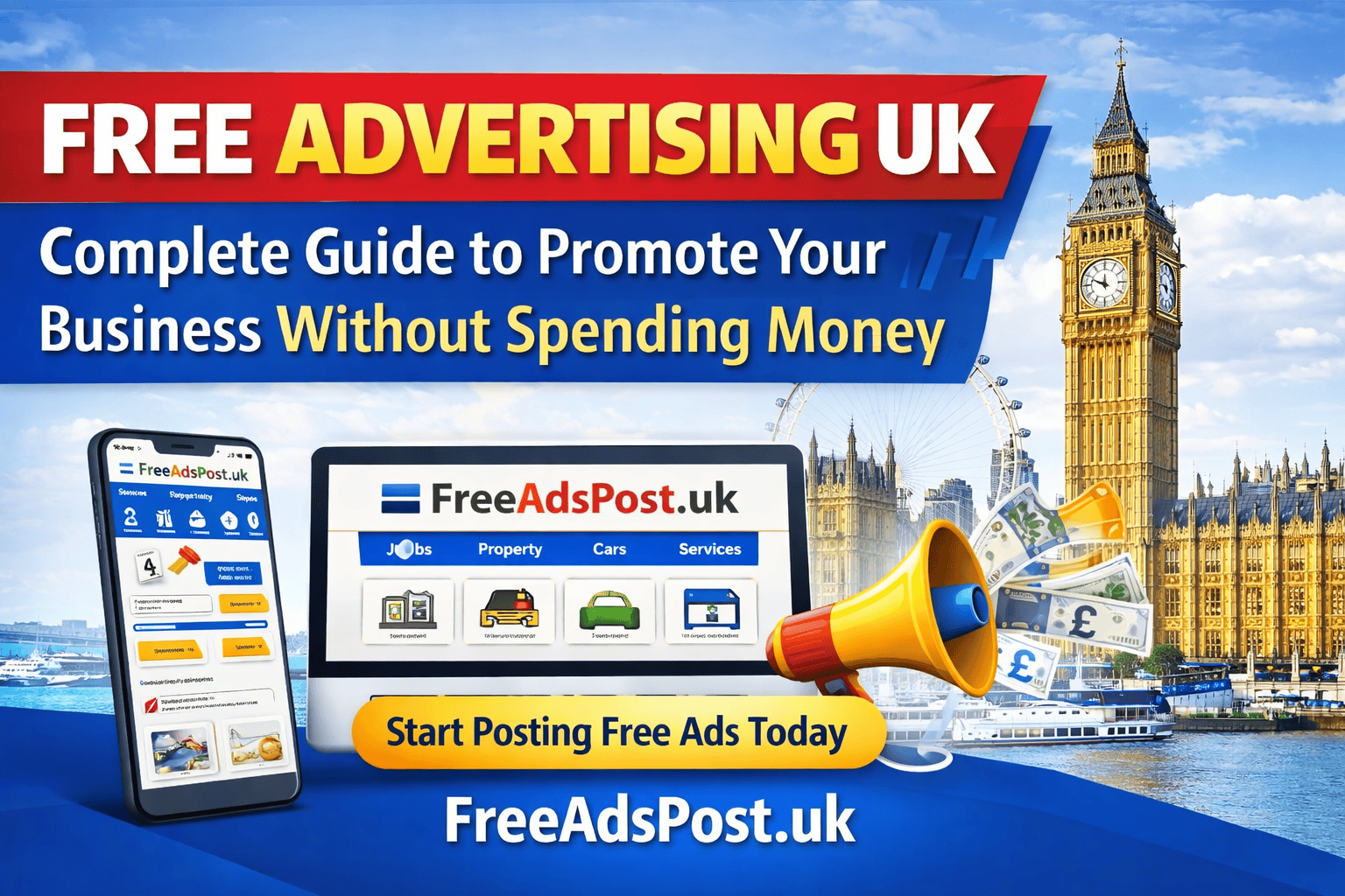Free Advertising UK | Promote Your Business Without Spending Money