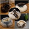 Cat beds from natural sheepskin, High Quality
